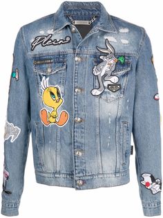 Philipp Plein джинсовая куртка Looney Tunes