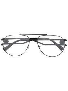 Versace Eyewear очки-авиаторы с декором Medusa