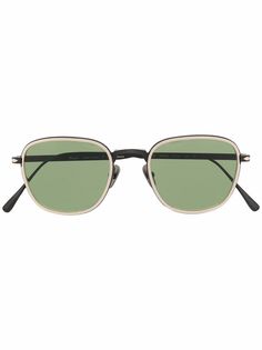 Persol солнцезащитные очки в круглой оправе