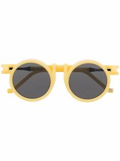 VAVA Eyewear солнцезащитные очки в круглой оправе из коллаборации с Kengo Kuma