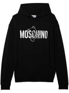 Moschino Kids худи с логотипом