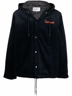 Carhartt WIP куртка на кнопках с капюшоном