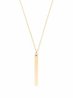 Tom Wood колье Cube Chain Gold из позолоченного серебра
