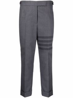 Thom Browne брюки с полосками 4-Bar