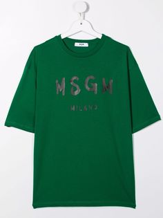 MSGM Kids футболка с логотипом