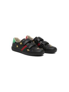 Gucci Kids кеды Ace с вышивкой