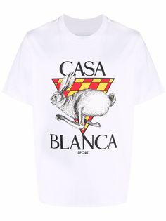 Casablanca футболка с логотипом