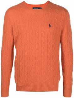 Polo Ralph Lauren джемпер фактурной вязки с круглым вырезом