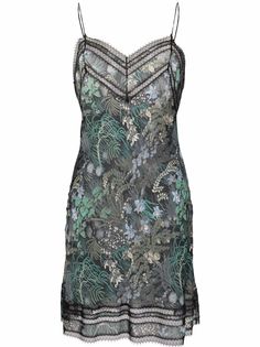 Carine Gilson ночная рубашка с цветочным принтом