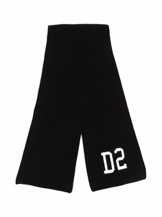 Dsquared2 Kids шарф с вышитым логотипом