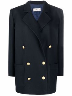 Valentino Pre-Owned двубортный пиджак 1980-х годов