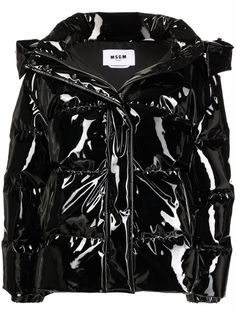MSGM глянцевый пуховик
