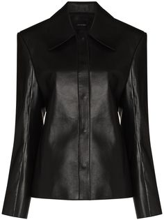 Low Classic рубашка из переработанной кожи