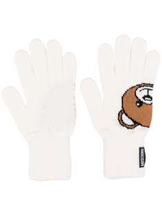 Moschino перчатки Teddy Bear