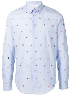 PS Paul Smith рубашка с графичным принтом