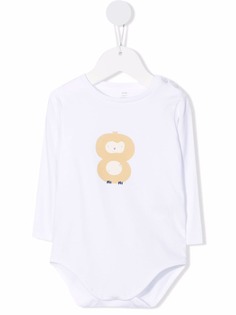 Knot боди с принтом