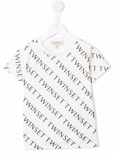 TWINSET Kids футболка с логотипом