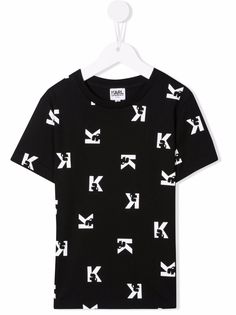 Karl Lagerfeld Kids футболка с логотипом