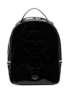 Karl Lagerfeld Kids рюкзак Ikonik с тисненым логотипом