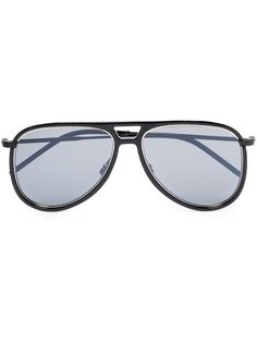 Saint Laurent Eyewear солнцезащитные очки-авиаторы Classic 11 Rim