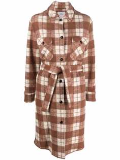Woolrich пальто Gentry в клетку