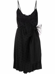 RED Valentino платье мини без рукавов с принтом