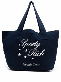 Sporty & Rich большая сумка-тоут с логотипом