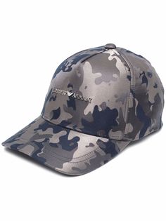 Emporio Armani бейсболка с камуфляжным принтом