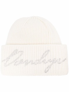 DONDUP шапка бини с логотипом и кристаллами