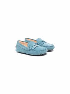 Tods Kids лоферы без застежки