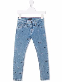 Tommy Hilfiger Junior джинсы скинни с вышитым логотипом