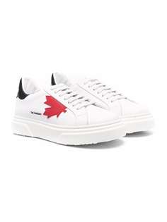 Dsquared2 Kids кеды с нашивкой Maple Leaf