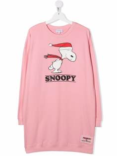The Marc Jacobs Kids платье-свитер с принтом