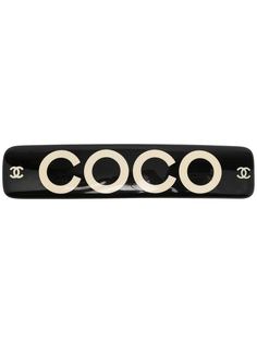 Chanel Pre-Owned заколка для волос CC Coco 2001-го года