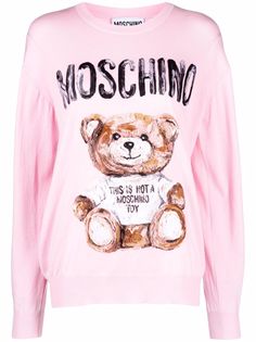 Moschino джемпер с принтом Teddy Bear