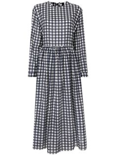 Sara Lanzi клетчатое платье миди