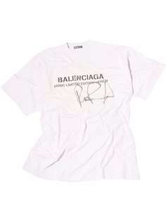 Balenciaga футболка RuPaul с логотипом