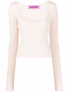 GAUGE81 трикотажный топ Olvera в рубчик