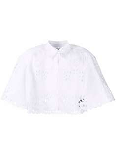 Isabel Marant укороченная рубашка с английской вышивкой