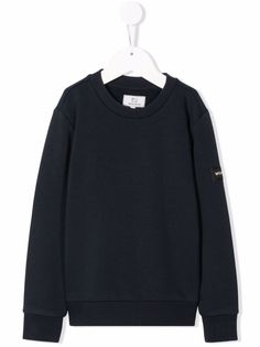 Woolrich Kids толстовка с нашивкой-логотипом