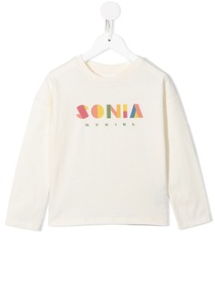 SONIA RYKIEL ENFANT футболка с логотипом