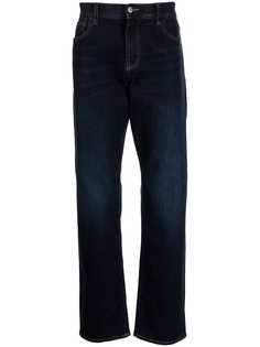 Armani Exchange прямые джинсы с нашивкой-логотипом