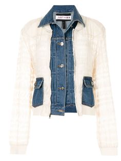 JUST IN XX джинсовая куртка со вставками