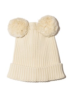 Mini Rodini шапка бини с помпонами
