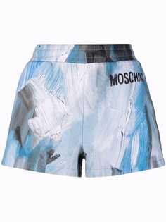 Moschino спортивные шорты с абстрактным принтом