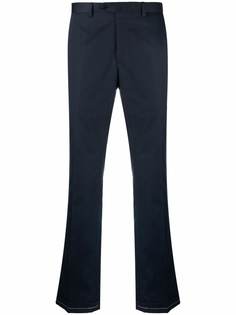 Brioni однотонные брюки прямого кроя