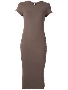 James Perse платье с круглым вырезом