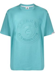 AAPE BY *A BATHING APE® футболка с тисненым логотипом