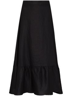 Reformation льняная юбка миди Julep