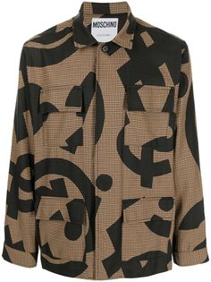 Moschino рубашка с принтом